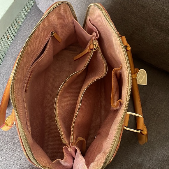 Dooney & Bourke Handbag Purse Dome Style RARE Pattern AUTHENTIC Y2K VTG - Picture 8 of 13